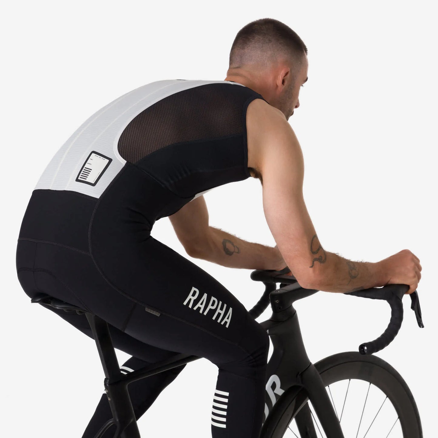 RAPHA Pro Team Winter Bib Tight - Black/White