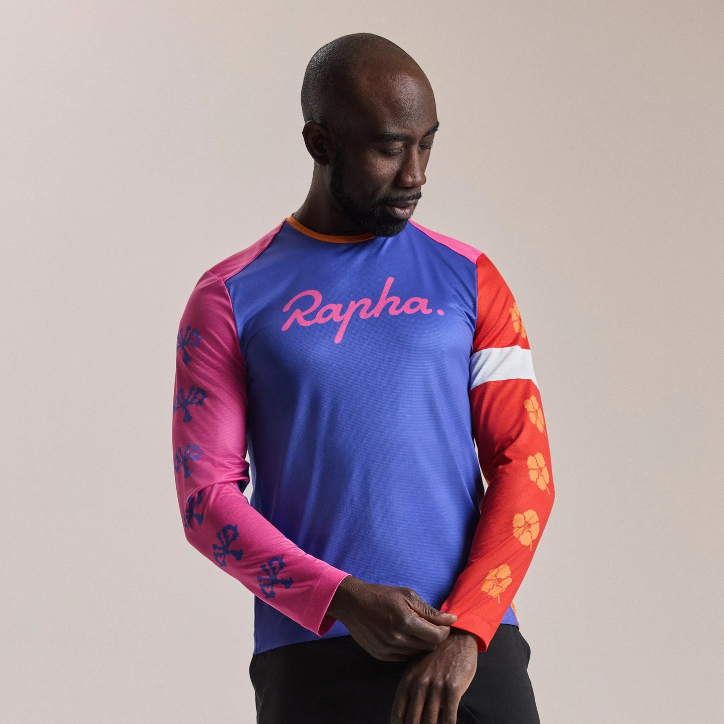RAPHA RCC + Yinka Ilori Men's Long Sleeve Tech Tee - Multicolour