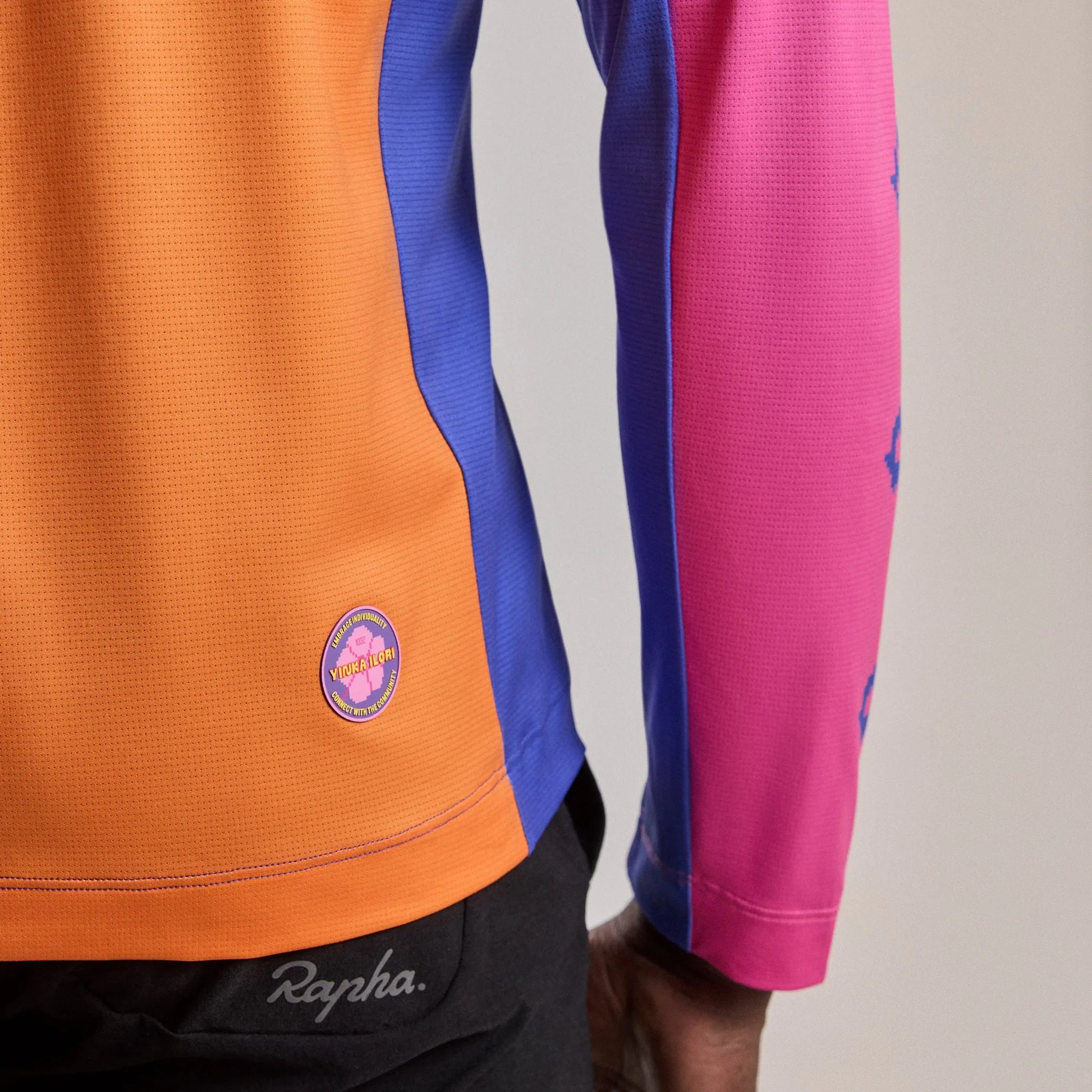 RAPHA RCC + Yinka Ilori Men's Long Sleeve Tech Tee - Multicolour