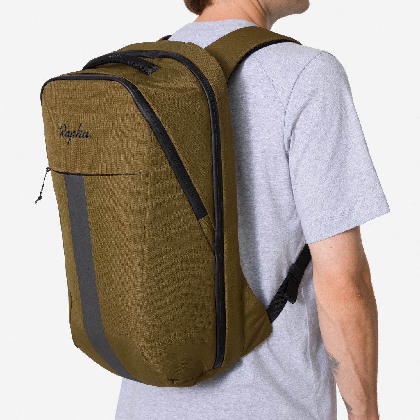 RAPHA SUPER DOMESTIQUE BACKPACK - DARK OLIVE/CARBON GREY