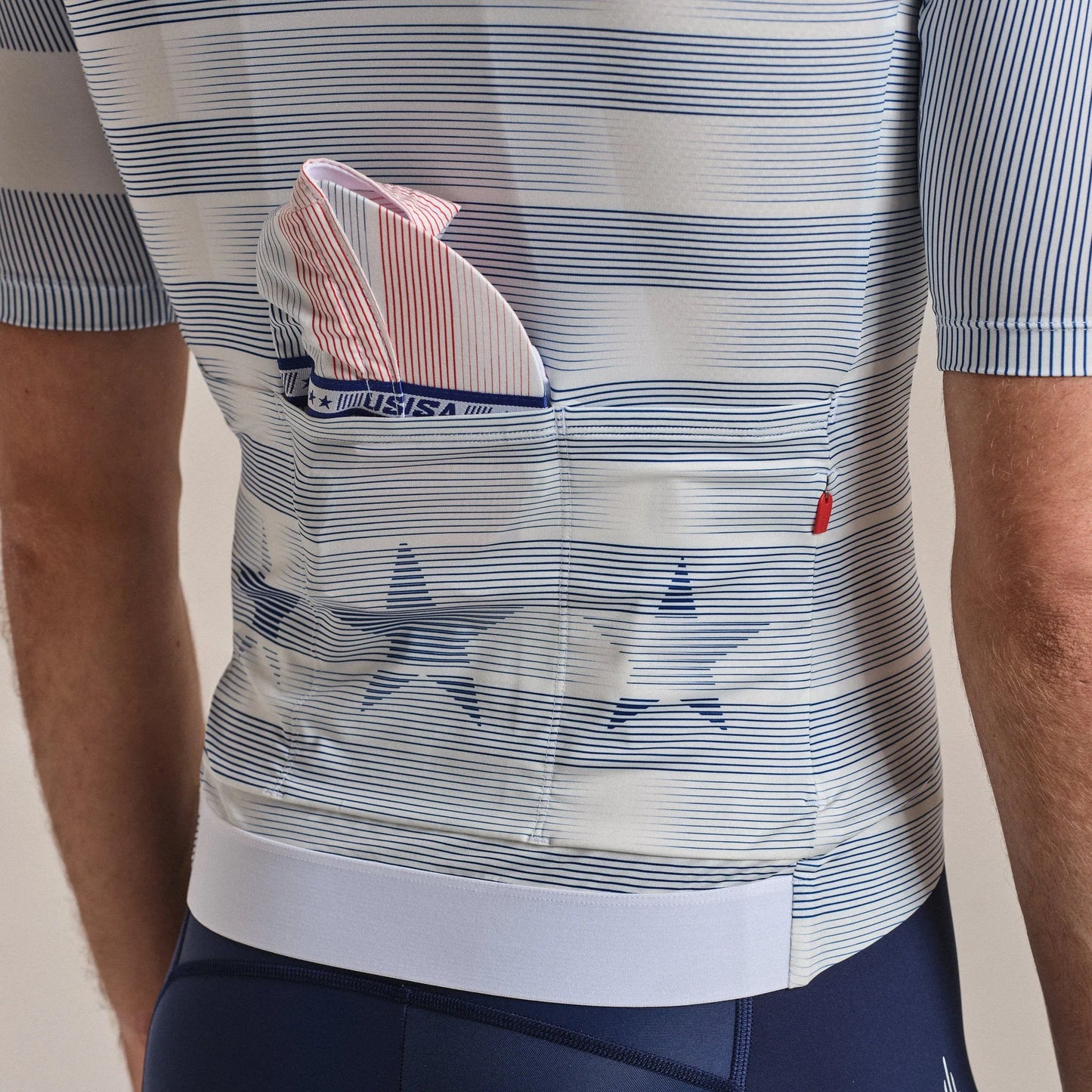 RAPHA USA Men's Pro Team Rouleur Jersey - Multicolour