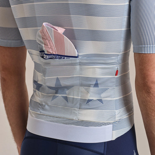 RAPHA USA Men's Pro Team Rouleur Jersey - Multicolour