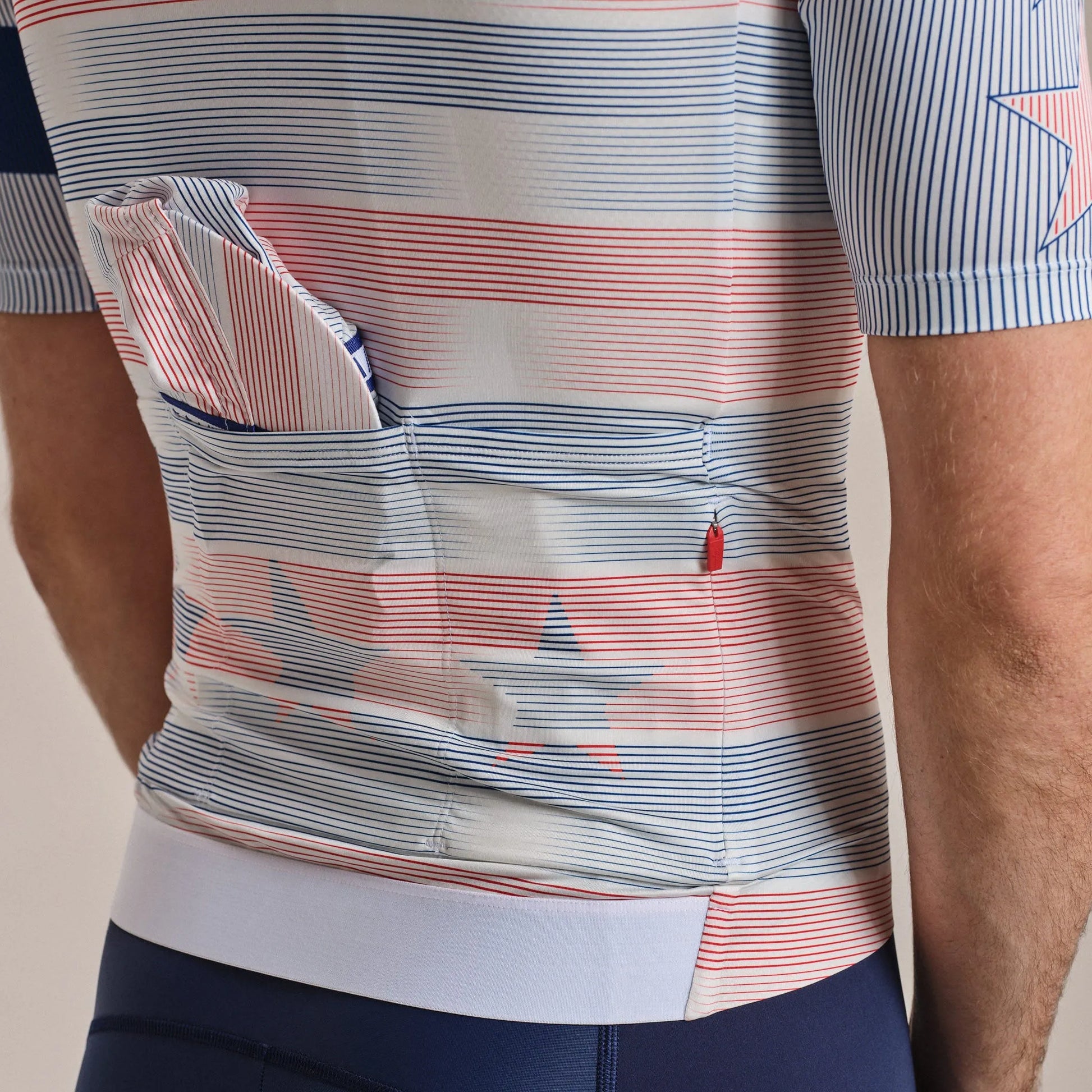RAPHA USA Men's Pro Team Rouleur Jersey - Multicolour