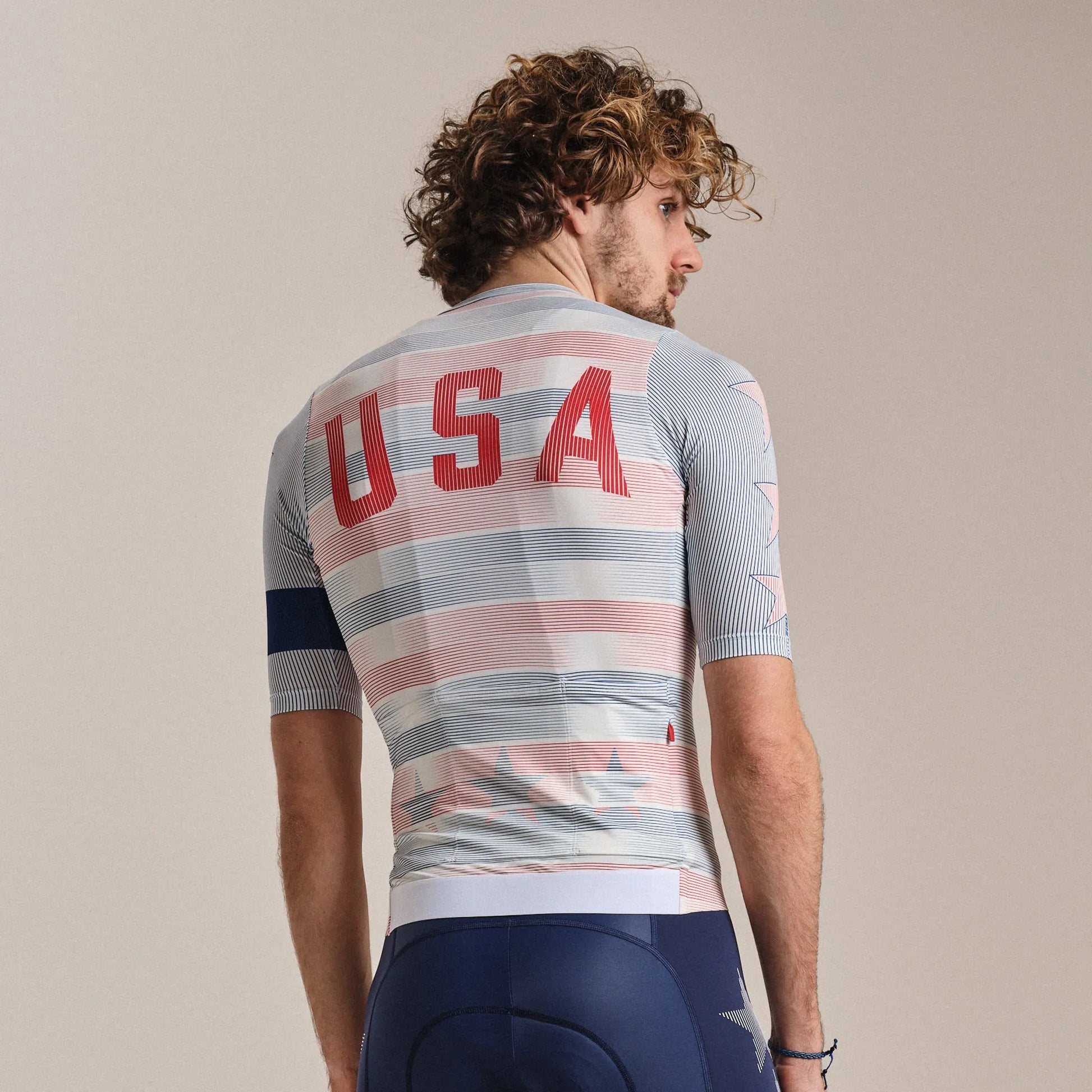 RAPHA USA Men's Pro Team Rouleur Jersey - Multicolour
