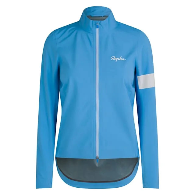 RAPHA Women Core Rain Jacket III - ALD Cornflower/White