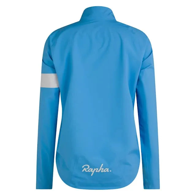 RAPHA Women Core Rain Jacket III - ALD Cornflower/White