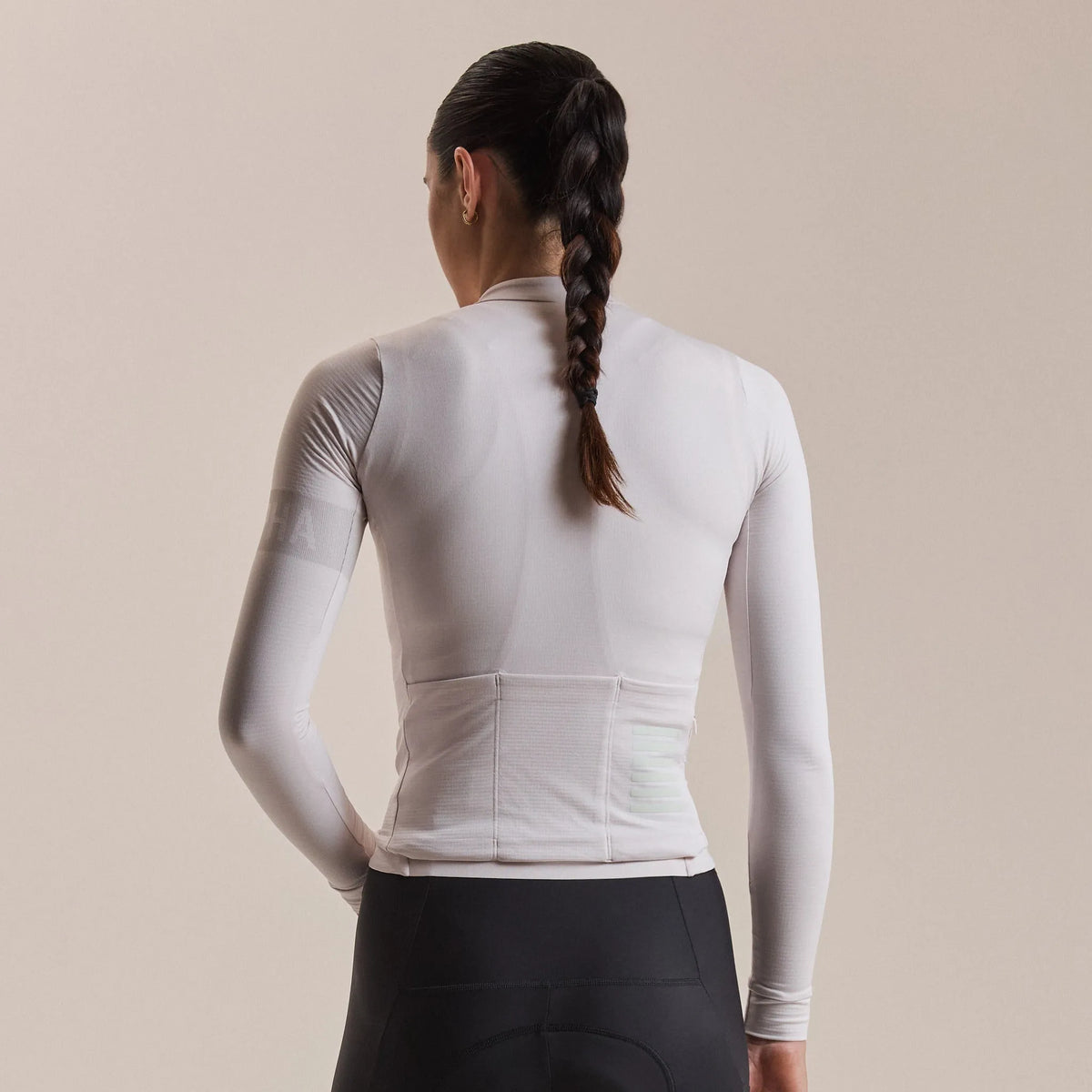 RAPHA Women Pro Team Long Sleeve Midweight Jersey - Blush/White