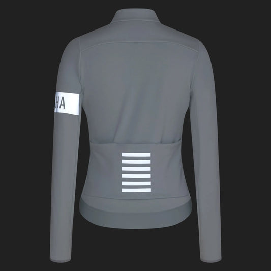 RAPHA Women Pro Team Thermal Jacket - Grey/Grey