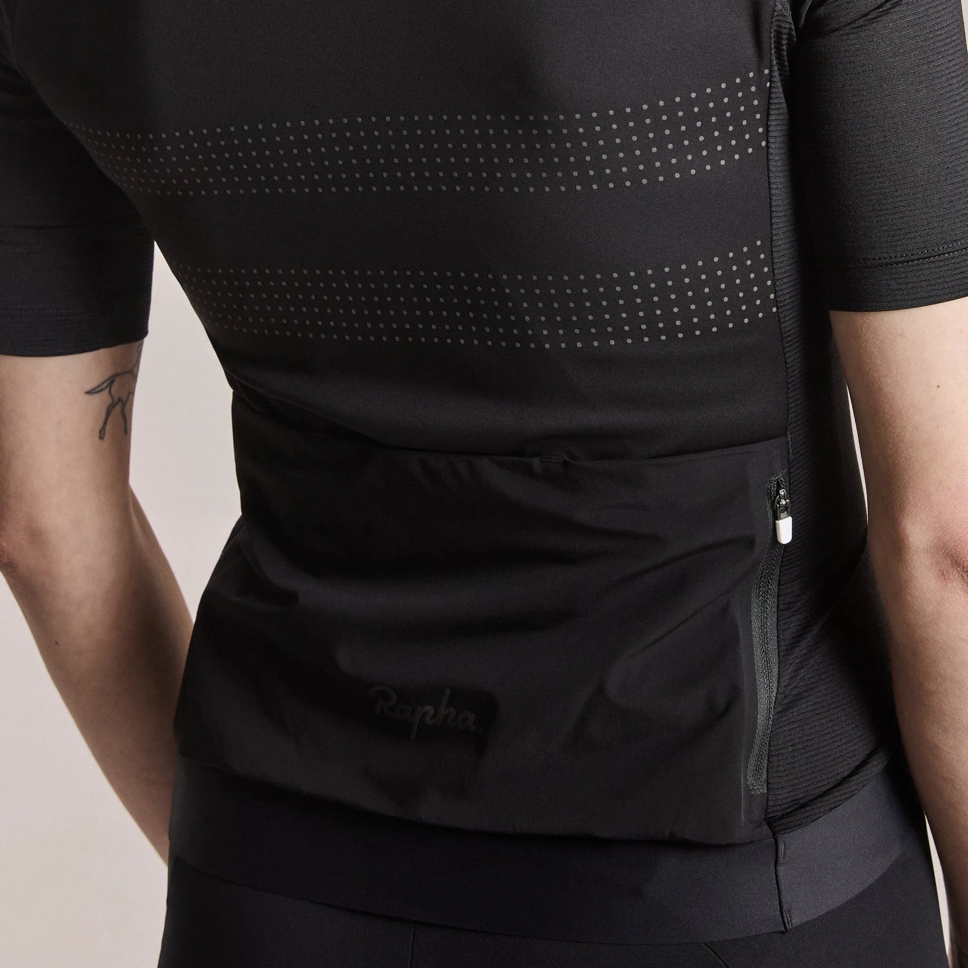 RAPHA Women's Brevet Lightweight Jersey III - Black/Black Reflective