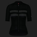RAPHA Women's Brevet Lightweight Jersey III - Black/Black Reflective