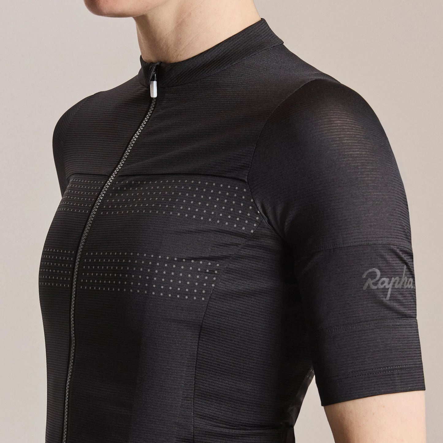 RAPHA Women's Brevet Lightweight Jersey III - Black/Black Reflective