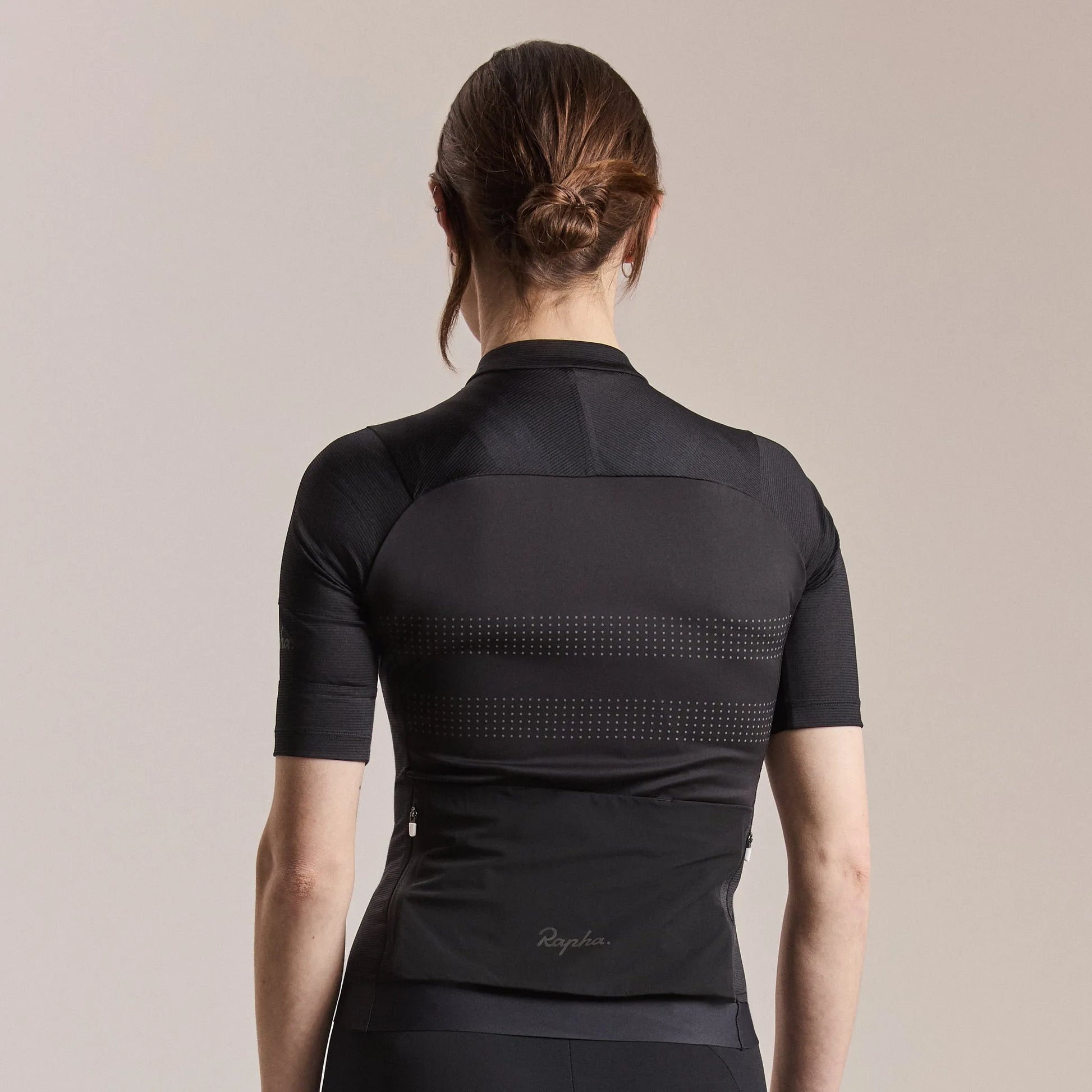 RAPHA Women's Brevet Lightweight Jersey III - Black/Black Reflective