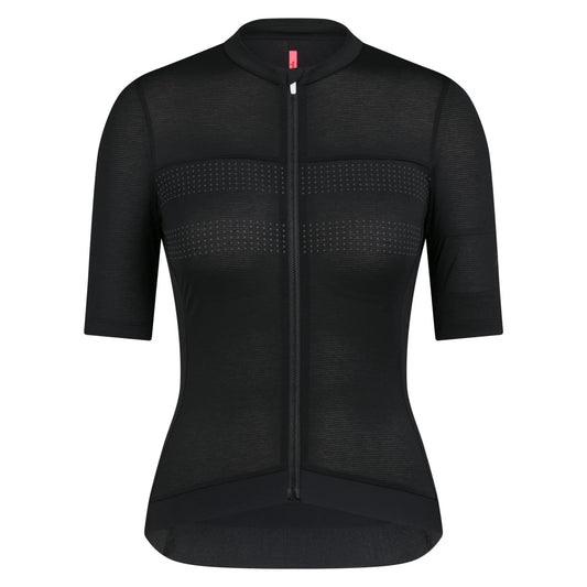 RAPHA Women's Brevet Lightweight Jersey III - Black/Black Reflective