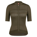 RAPHA Women's Brevet Lightweight Jersey III - Dark Olive/Silver Reflective