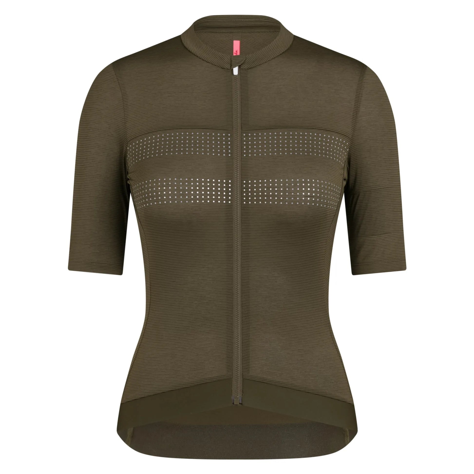 RAPHA Women's Brevet Lightweight Jersey III - Dark Olive/Silver Reflective