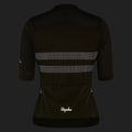 RAPHA Women's Brevet Lightweight Jersey III - Dark Olive/Silver Reflective