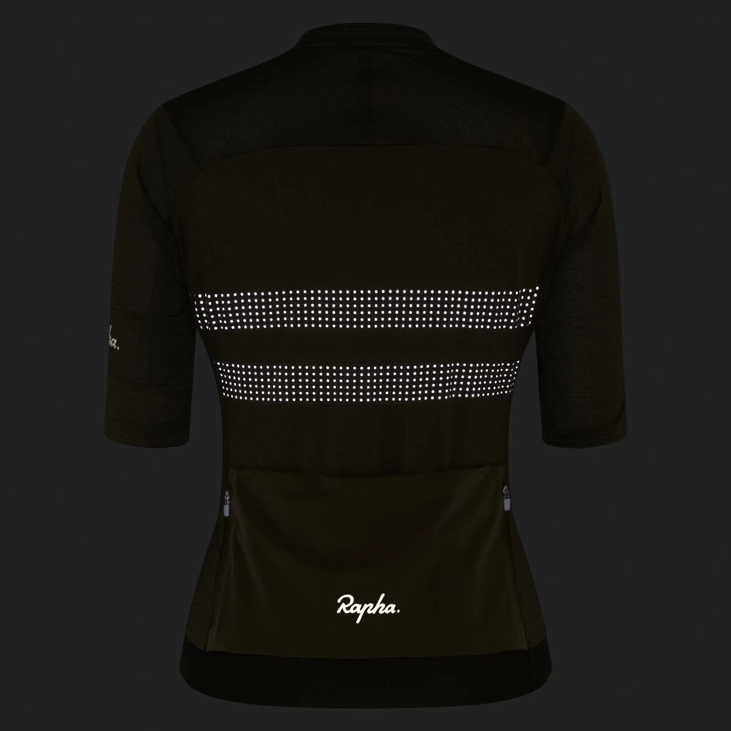 RAPHA Women's Brevet Lightweight Jersey III - Dark Olive/Silver Reflective