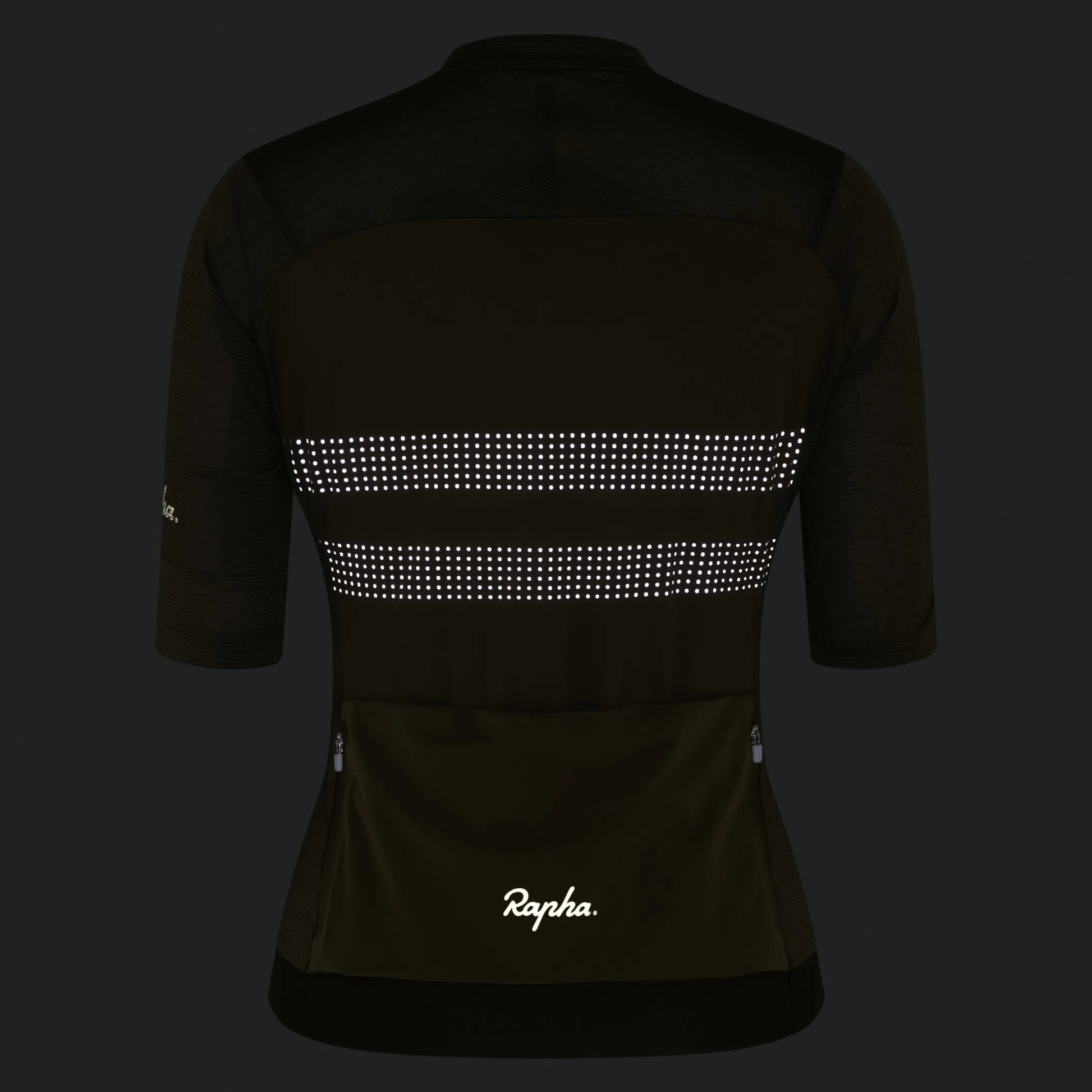RAPHA Women's Brevet Lightweight Jersey III - Dark Olive/Silver Reflective