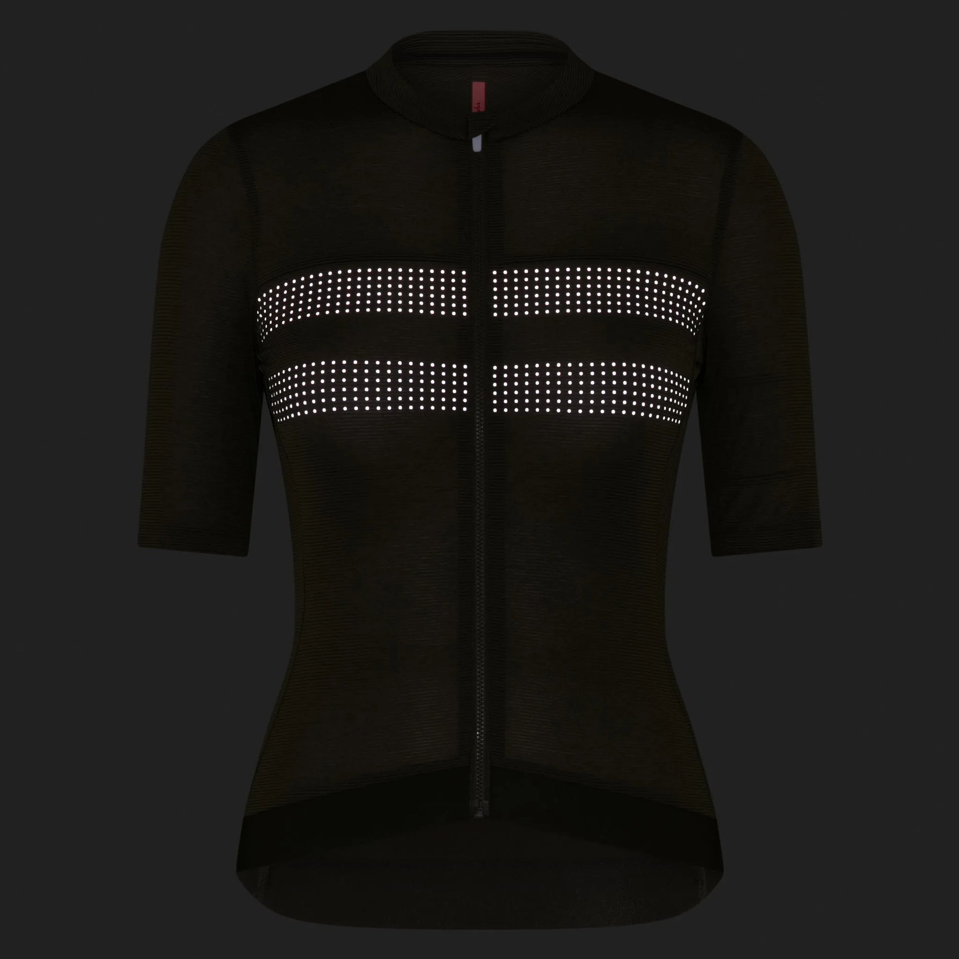 RAPHA Women's Brevet Lightweight Jersey III - Dark Olive/Silver Reflective
