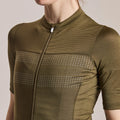 RAPHA Women's Brevet Lightweight Jersey III - Dark Olive/Silver Reflective