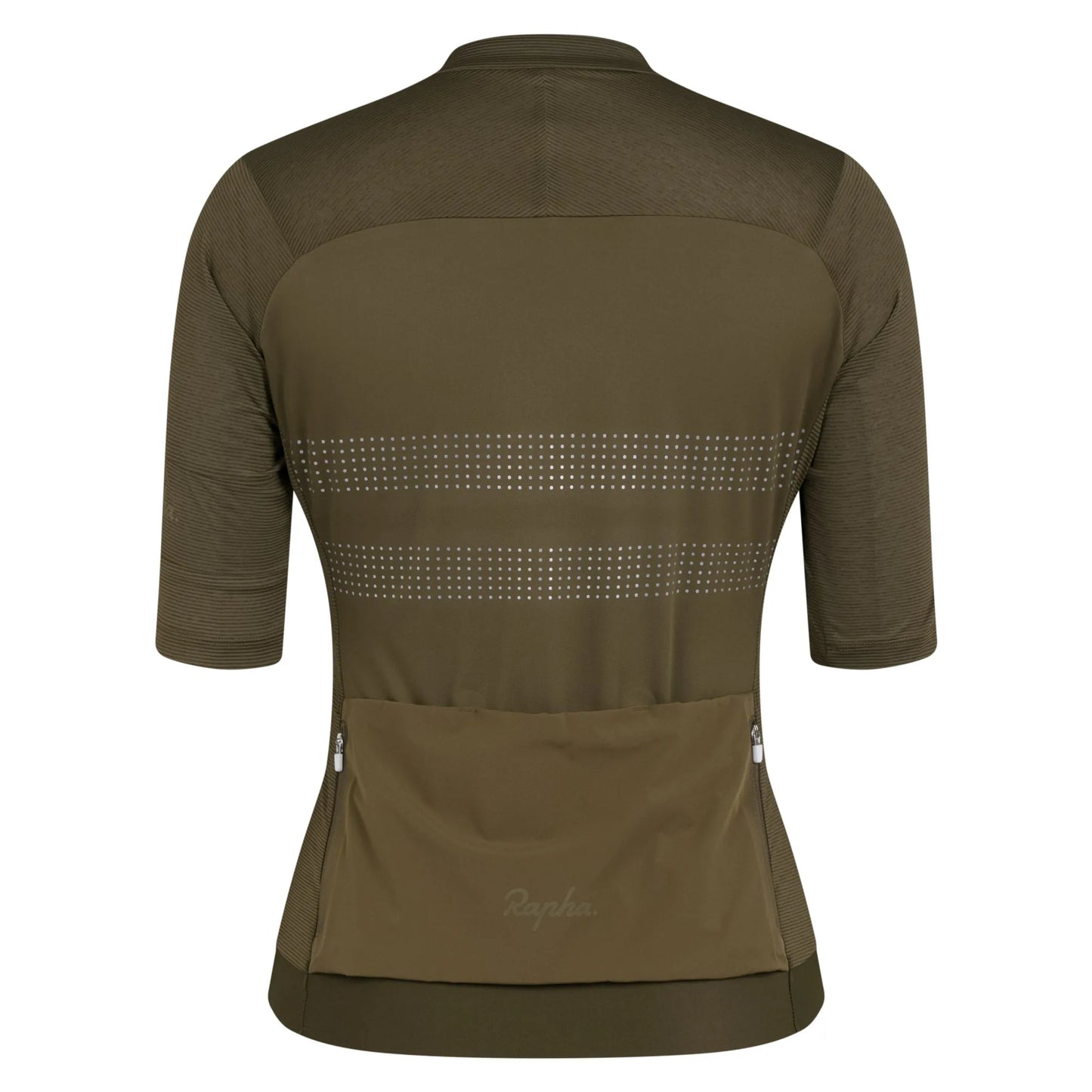 RAPHA Women's Brevet Lightweight Jersey III - Dark Olive/Silver Reflective