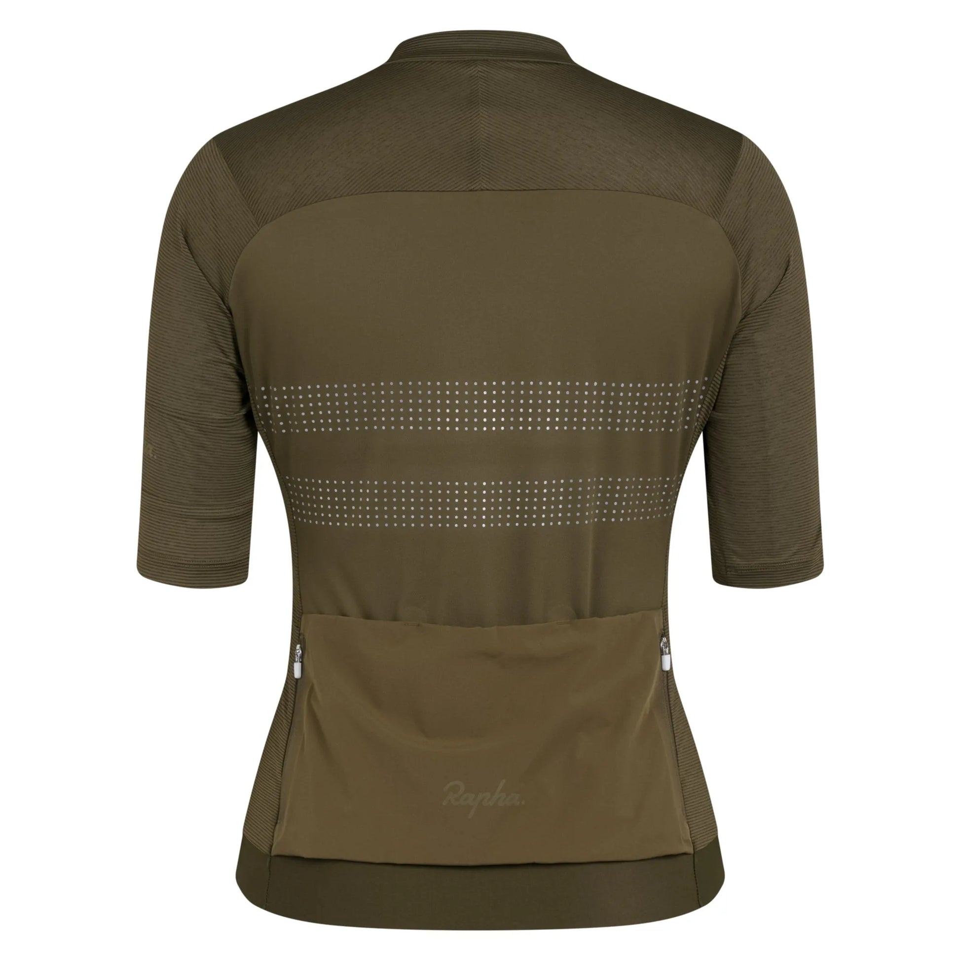 RAPHA Women's Brevet Lightweight Jersey III - Dark Olive/Silver Reflective