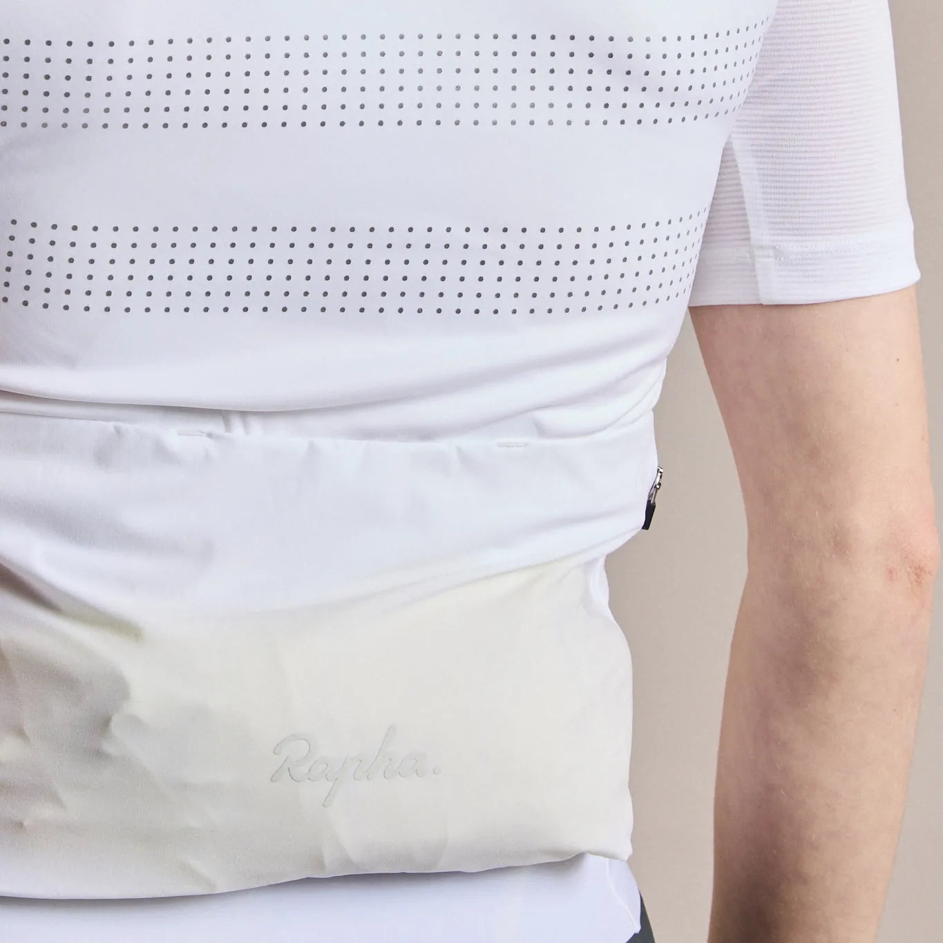 RAPHA Women's Brevet Lightweight Jersey III - White/Silver Reflective