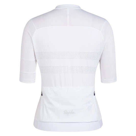 RAPHA Women's Brevet Lightweight Jersey III - White/Silver Reflective