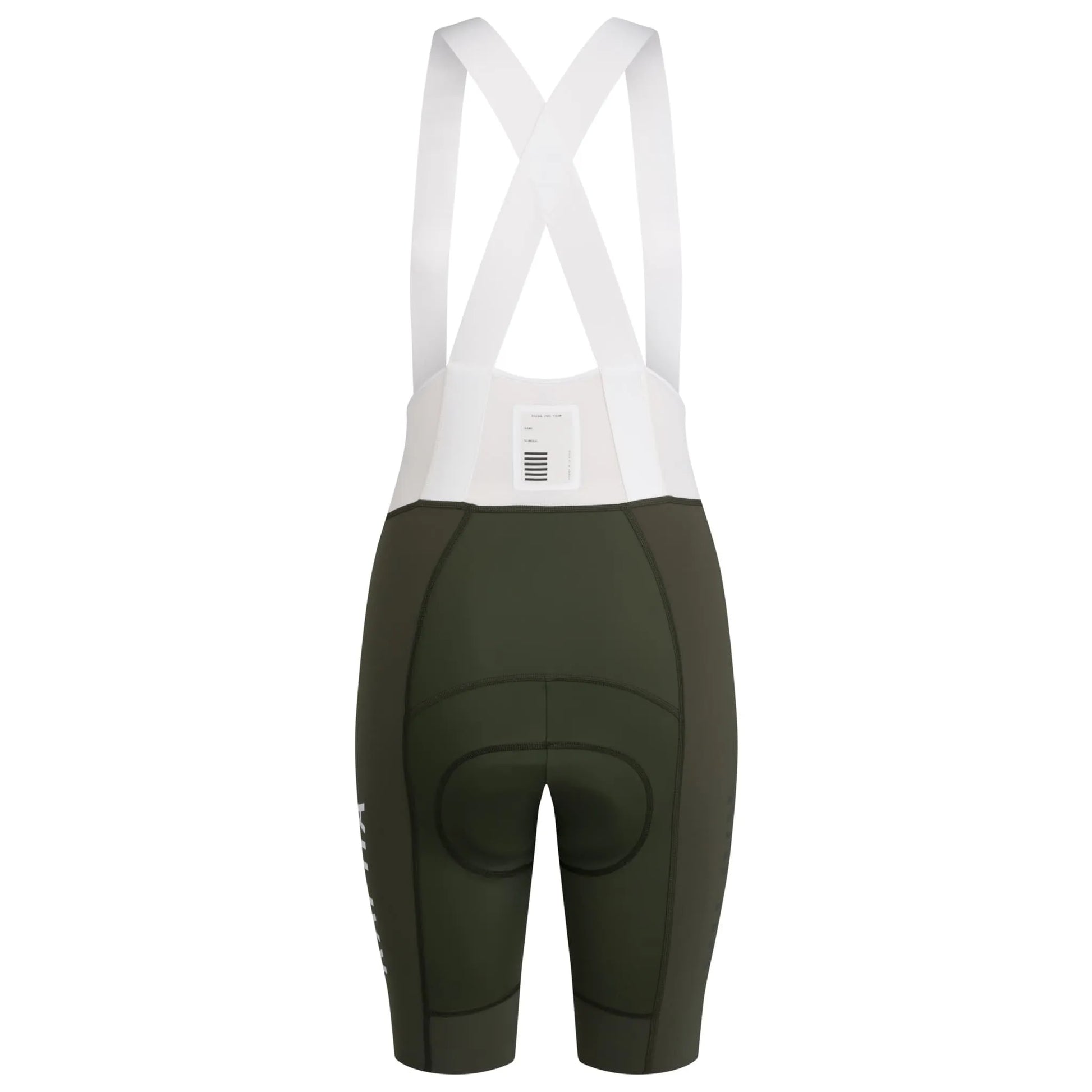 RAPHA Women's Pro Team Bib Shorts - Dark Green/White