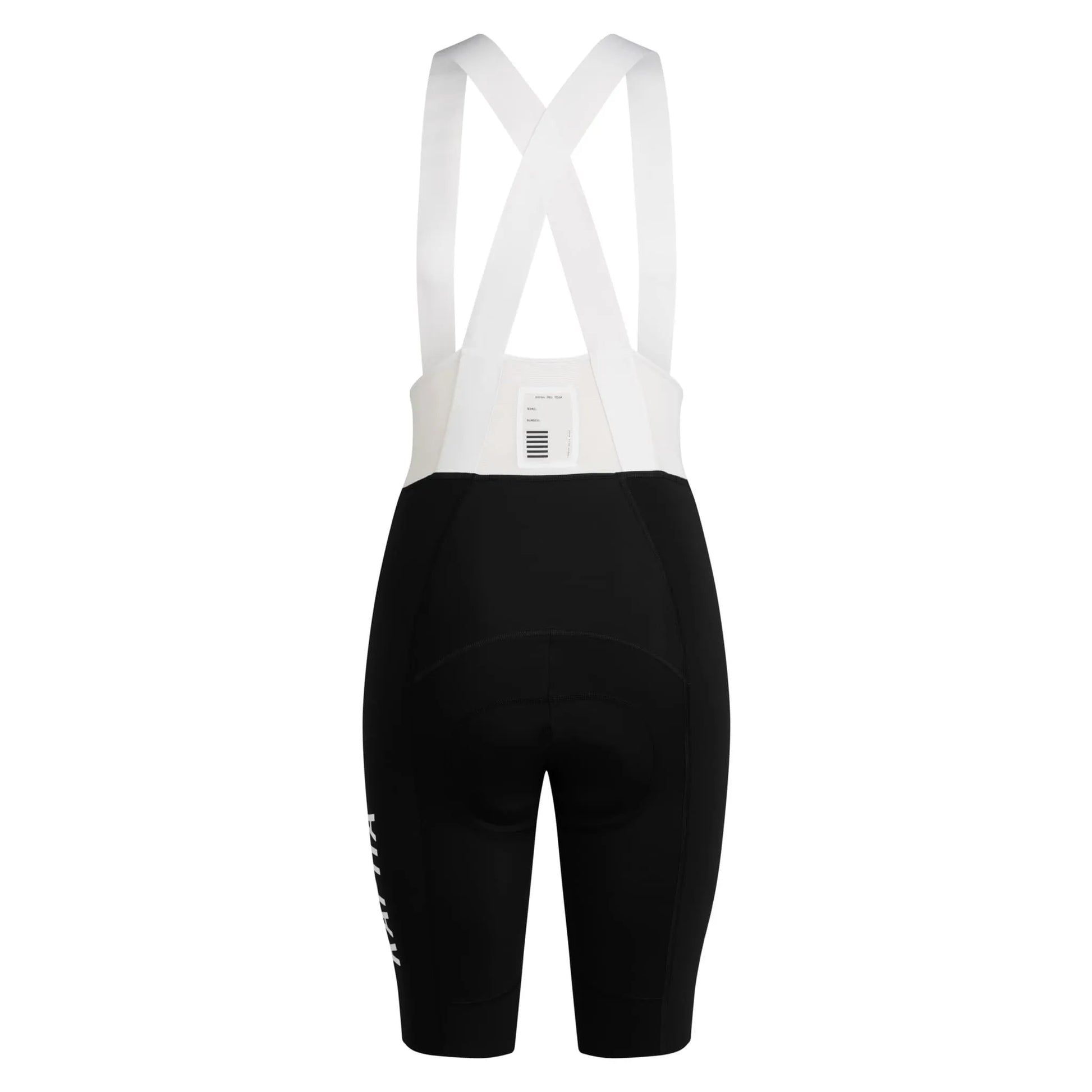 RAPHA Women's Pro Team Bib Shorts Long - BLW Black/White