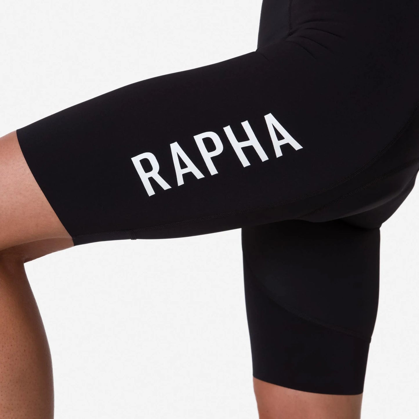 RAPHA Women's Pro Team Bib Shorts Long - BLW Black/White