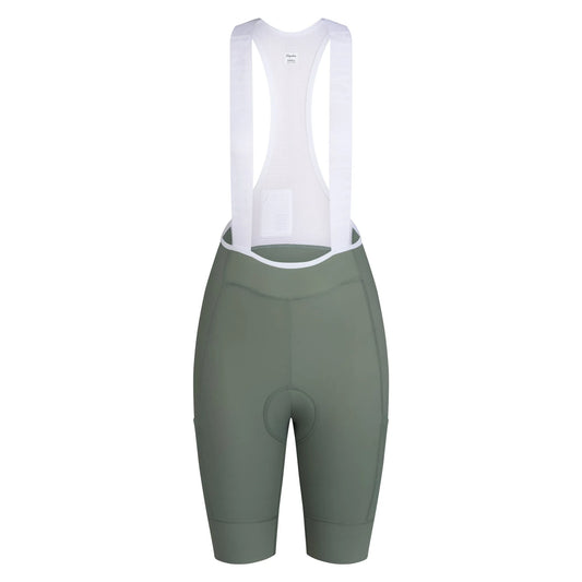 RAPHA Women's Pro Team Cargo Bib Shorts - Regular - Laurel/White