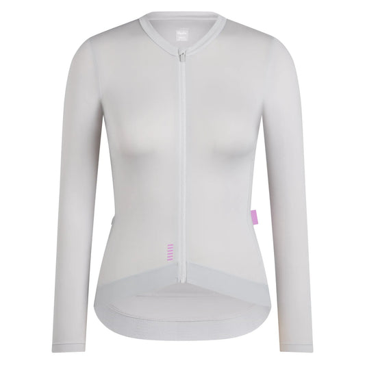 RAPHA Women's Pro Team LS Lightweight Jersey III - Silver/Quartz