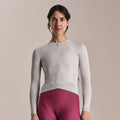 RAPHA Women's Pro Team LS Lightweight Jersey III - Silver/Quartz