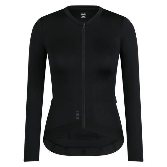 RAPHA Women's Pro Team LS Lightweight Jersey III - Black/Dark Grey