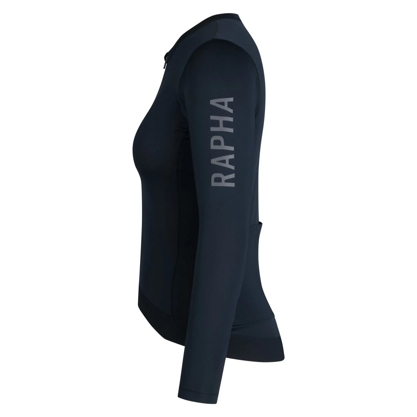 RAPHA Women's Pro Team LS Lightweight Jersey III - Carbon/Dark Grey