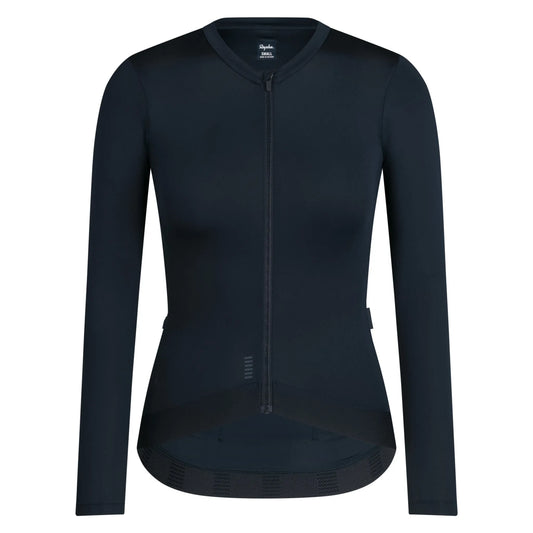 RAPHA Women's Pro Team LS Lightweight Jersey III - Carbon/Dark Grey