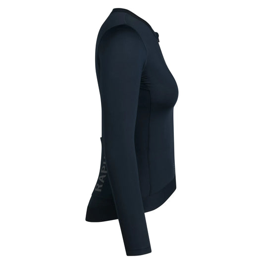 RAPHA Women's Pro Team LS Lightweight Jersey III - Carbon/Dark Grey