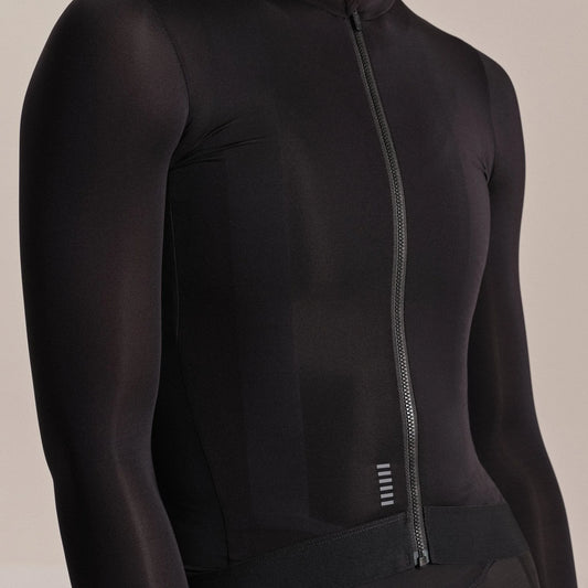 RAPHA Women's Pro Team LS Lightweight Jersey III - Black/Dark Grey