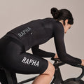 RAPHA Women's Pro Team LS Lightweight Jersey III - Black/Dark Grey