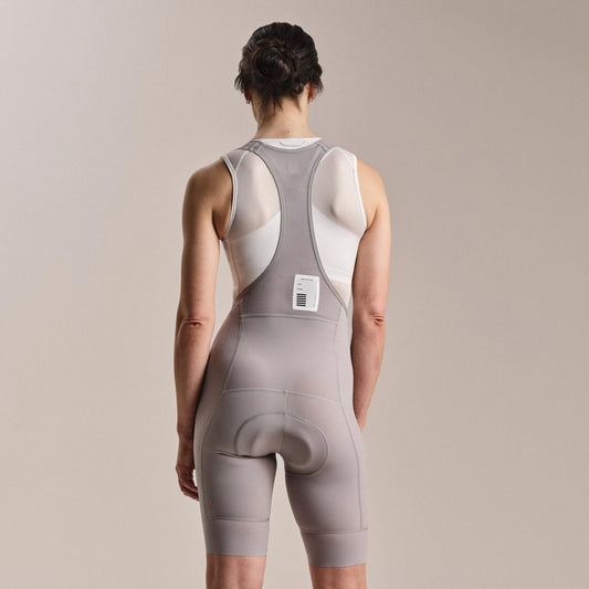 RAPHA Women's Pro Team Training Bib Shorts II - Regular - Smoky Silver/Smoky Silver