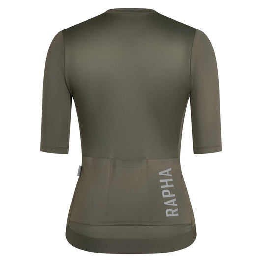 RAPHA Women's Pro Team Training Jersey III - Moss Green/Smoky Silver