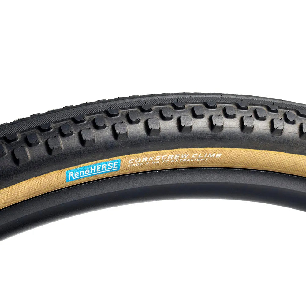 RENE HERSE Gravel Tyre Corkscrew Climb - Tan