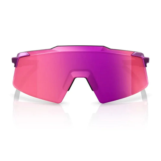 RIDE 100% Aerocraft Sunglasses - Gloss Purple Chrome / Purple Multilayer Mirror Lens