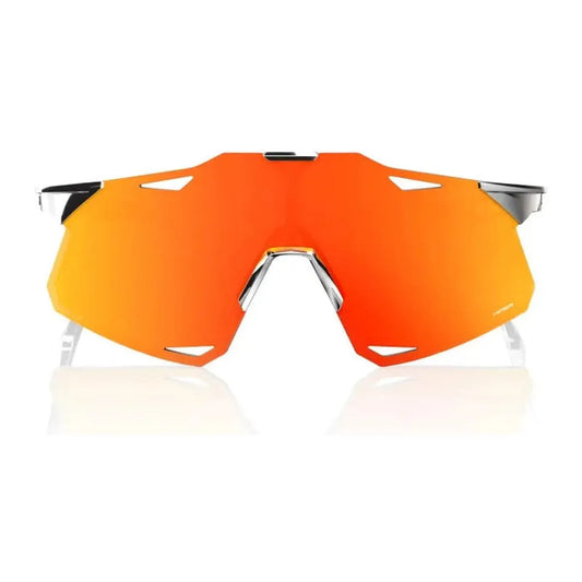 RIDE 100% Hypercraft Sunglasses - Black Chrome / HiPER Red Multilayer Mirror Lens