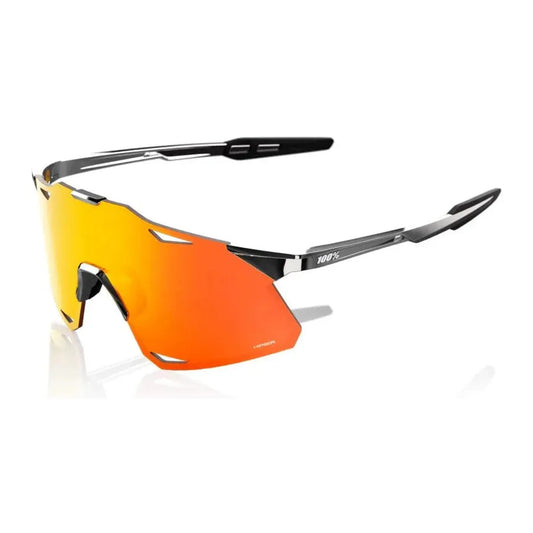RIDE 100% Hypercraft Sunglasses - Black Chrome / HiPER Red Multilayer Mirror Lens