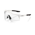 RIDE 100% Speedcraft XS Sunglasses - Matte White / HiPER Silver Mirror Lens