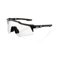 RIDE 100% Speedcraft XS Sunglasses - Soft Tact Black / HiPER Red Multilayer Mirror Lens