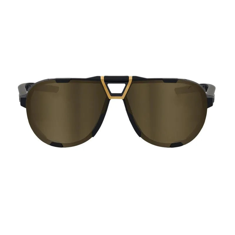 RIDE 100% Westcraft Sunglasses - Soft Tact Black / Soft Gold Mirror Lens