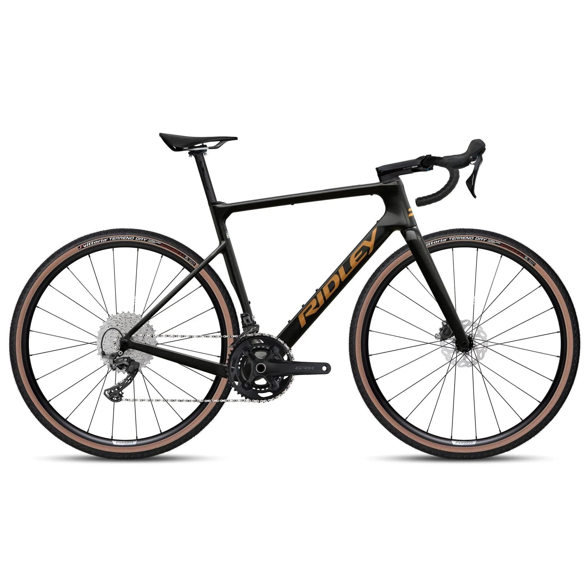 RIDLEY ASTR Gravel Bike - Schwarz/Bronze Gold SBIASTRID153